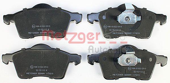 METZGER 1170218 Bremsbelagsatz, Scheibenbremse
